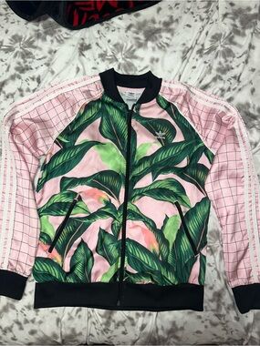 Adidas Farm Rio SST Tropical Palm Leaf Jacket Pink Green
Superstar Track